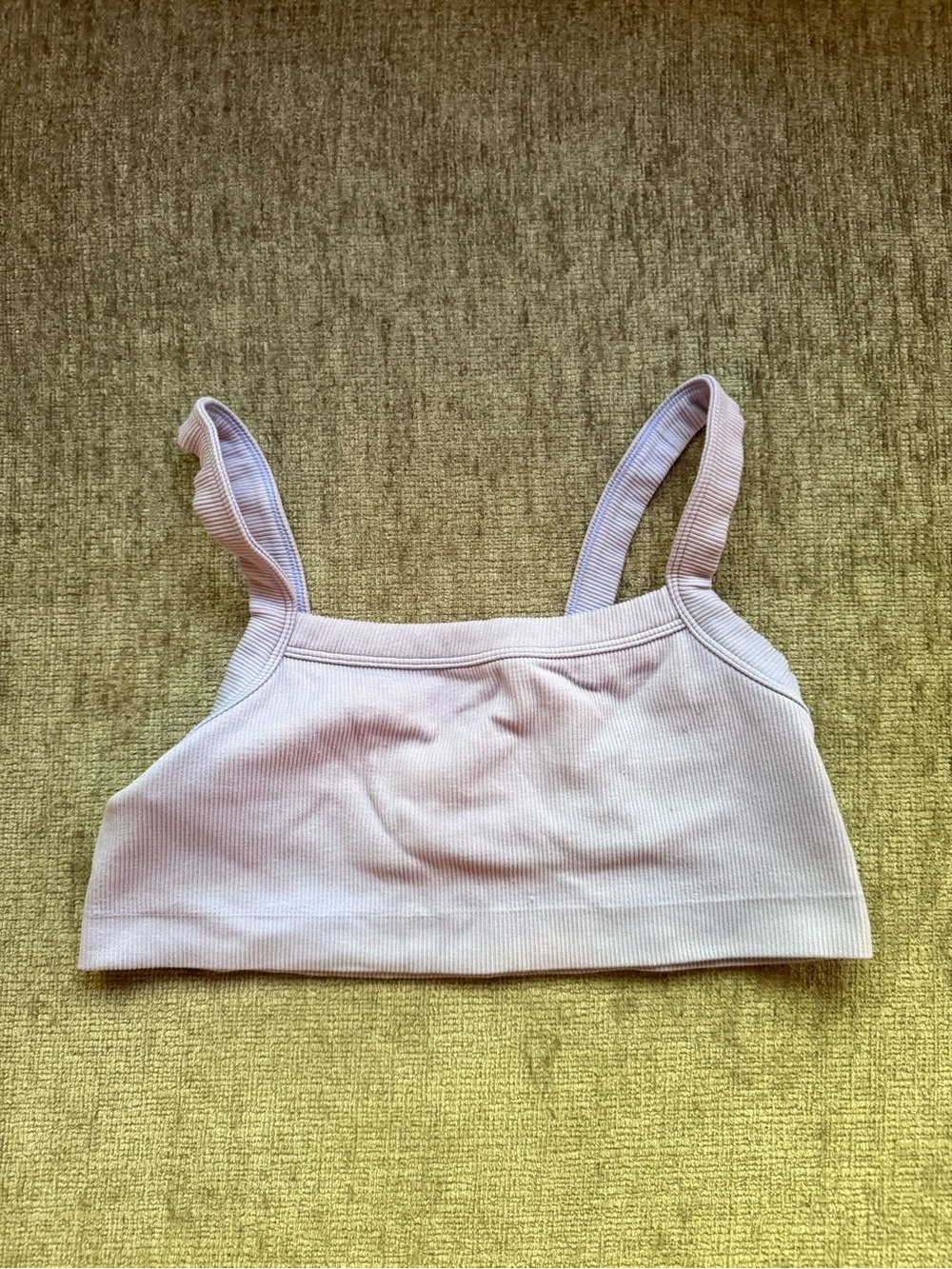 Xhilaration Light Mauve Ribbed Bralette